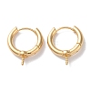 Brass Hoop Earrings Findings KK-B105-03G-02-1