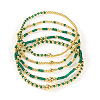 Gold Beaded Friendship Bracelet Set Handmade Stacking Jewelry for Women TB4137-1-1