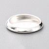 304 Stainless Steel Cabochon Settings X-STAS-Y001-12A-S-4