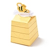 Trapezoid Shape with Bee Pattern Candy Packaging Box CON-F012-01-2