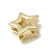 Brass Slide Charms KK-CBAEEA8-07G-2