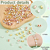270Pcs 3 Colors Electroplated Synthetic Non-magnetic Hematite Beads G-BBC0001-64-7