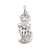 Brass Micro Pave Cubic Zirconia Pendants KK-H527-12P-1