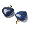 Dyed Natural Lapis Lazuli Pendants G-G956-B07-G-2