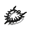 Spray Painted Alloy Pendants AL-CBA5334-05EB-2