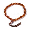 Natural Carnelian Beads Stretch Bracelets BJEW-A025-01E-1