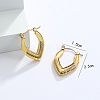 304 Stainless Steel Hoop Earrings IO9179-1-3