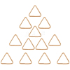 12Pcs Triangle Iron Linking Rings IFIN-CP0002-96LG-1