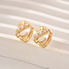 Imitation Pearl S-shaped Hoop Earrings for Women HO7256-1