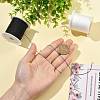 2 Rolls 2 Colors Round Nylon Chinese Knot Cord NWIR-FS0001-05-4