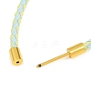 Braided Steel Wire Bracelet Making KK-CBA6056-03A-G-4