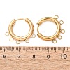 304 Stainless Steel Hoop Earring Findings STAS-D183-02F-G-2