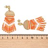 Brass Chandelier Earrings for Women EJEW-MZ00757-03-5