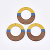 Resin & Walnut Wood Pendants RESI-S358-96C-1