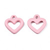 Spray Painted Alloy Charms PALLOY-T075-120C-RS-3
