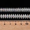 Transparent Electroplate Glass Beads Strands EGLA-N012-19B-4