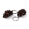 Natural Mahogany Obsidian Keychain KEYC-C050-01H-RS-2