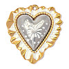 304 Stainless Steel with Enamel Pendants SA-OY003-44G-01-1