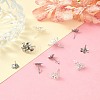 30Pcs 5 Styles 304 Stainless Steel Stud Earring Findings STAS-YW0001-87-3