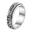 Rotatable Titanium Steel Finger Rings PW-WGFD7F6-01-4