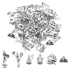 72Pcs 6 Style Cheerleading Series Alloy Pendants FIND-UN0006-94-1