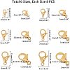 Unicraftale 304 Stainless Steel Lobster Claw Clasps STAS-UN0004-27G-3