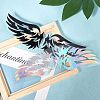 Wings Waterproof Holographic Vinyl Carved Hollow Decal Sticker DIY-FG0001-27-4