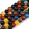 Natural Agate Beads Strands G-B171-B04-8mm-2