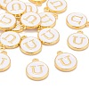 Golden Plated Alloy Charms X-ENAM-S118-01U-4