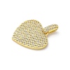 Brass Micro Pave Cubic Zirconia Pendants KK-S511-22G-2