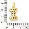 Brass Micro Pave Cubic Zirconia Pendants KK-E061-03G-09-3