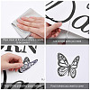 Rectangle PVC Wall Stickers DIY-WH0228-114-6