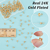 150Pcs Brass Bead Tips KK-UN0003-37-5