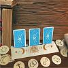 Natural Wood Card Stand for Tarot DJEW-WH0034-02J-4