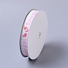 Baby Shower Ornaments Decorations Word Baby Girl Printed Polyester Grosgrain Ribbons LS-OCOR-S023-02-1