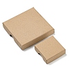 Square Cardboard Kraft Paper Jewelry Box LS-CON-D014-01C-01-4