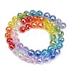 Electroplate Glass Beads Strands EGLA-D300-06-8mm-2