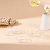 20Pcs Transparent Plastic Candle Holder AJEW-LP0001-04-3