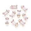 5Pcs Transparent Glass Charms GLAA-YW0004-40A-1