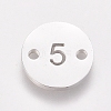 Non-Tarnish Numbers 304 Stainless Steel Links LS-STAS-G216-05P-2