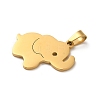 304 Stainless Steel Pendants STAS-O005-24B-G-2