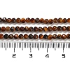 Natural Tiger Eye Bead Strands G-R344-3mm-44-3