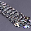 2.5mm Unisex 304 Stainless Steel Rolo Chains Necklaces WT9583-5-1