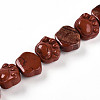 Natural Red Jasper Beads Strands G-M108-A12-01-4