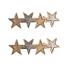 Alloy Alligator Hair Clips PW-WGF5488-01-3