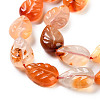 Natural Agate Carved Beads Strands G-H024-B01-01-4