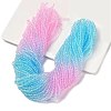 Transparent Painted Glass Beads Strands LS-DGLA-A034-T4mm-A22-1