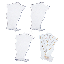 Plastic Necklace Pendant Display AJEW-WH0245-22