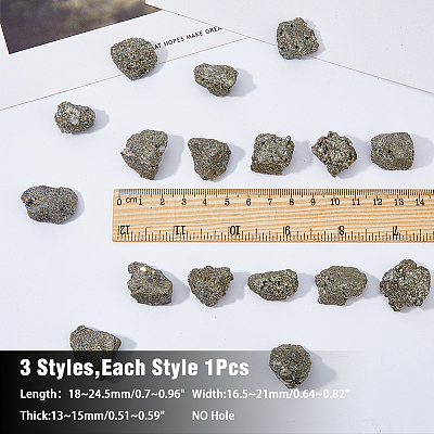 2 Bags Natural Druzy Chalcopyrite Beads G-FH0002-05-1