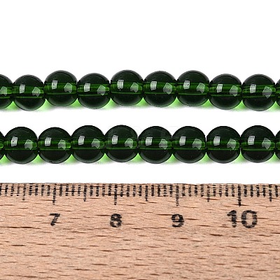 Transparent Glass Beads Strands GLAA-T032-T6mm-27-1